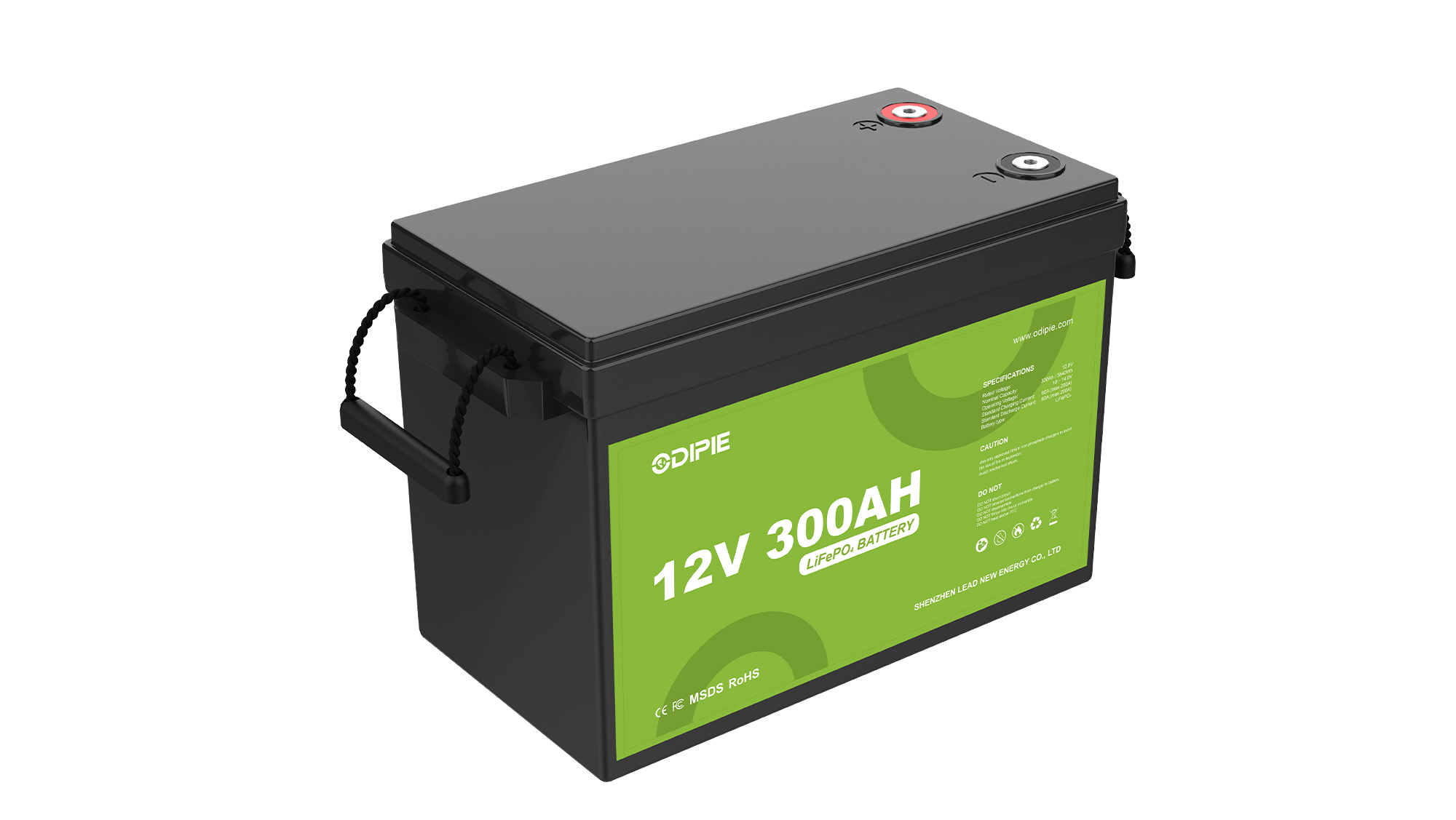 Cold Weather Standard 12.8V 300Ah Lithium Battery for Extreme Conditions