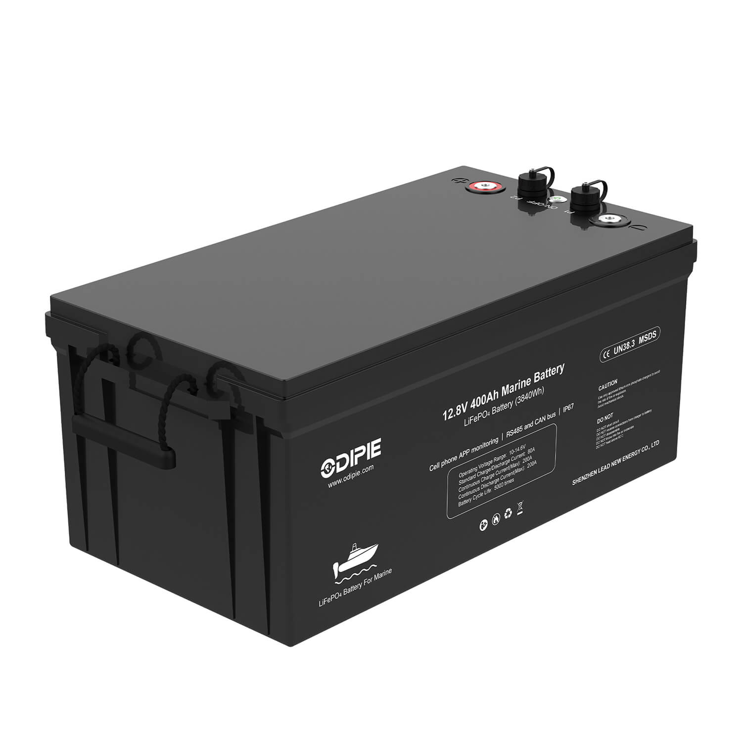 Green Marine Lighter Weight 12V 400Ah LiFePO4 Battery