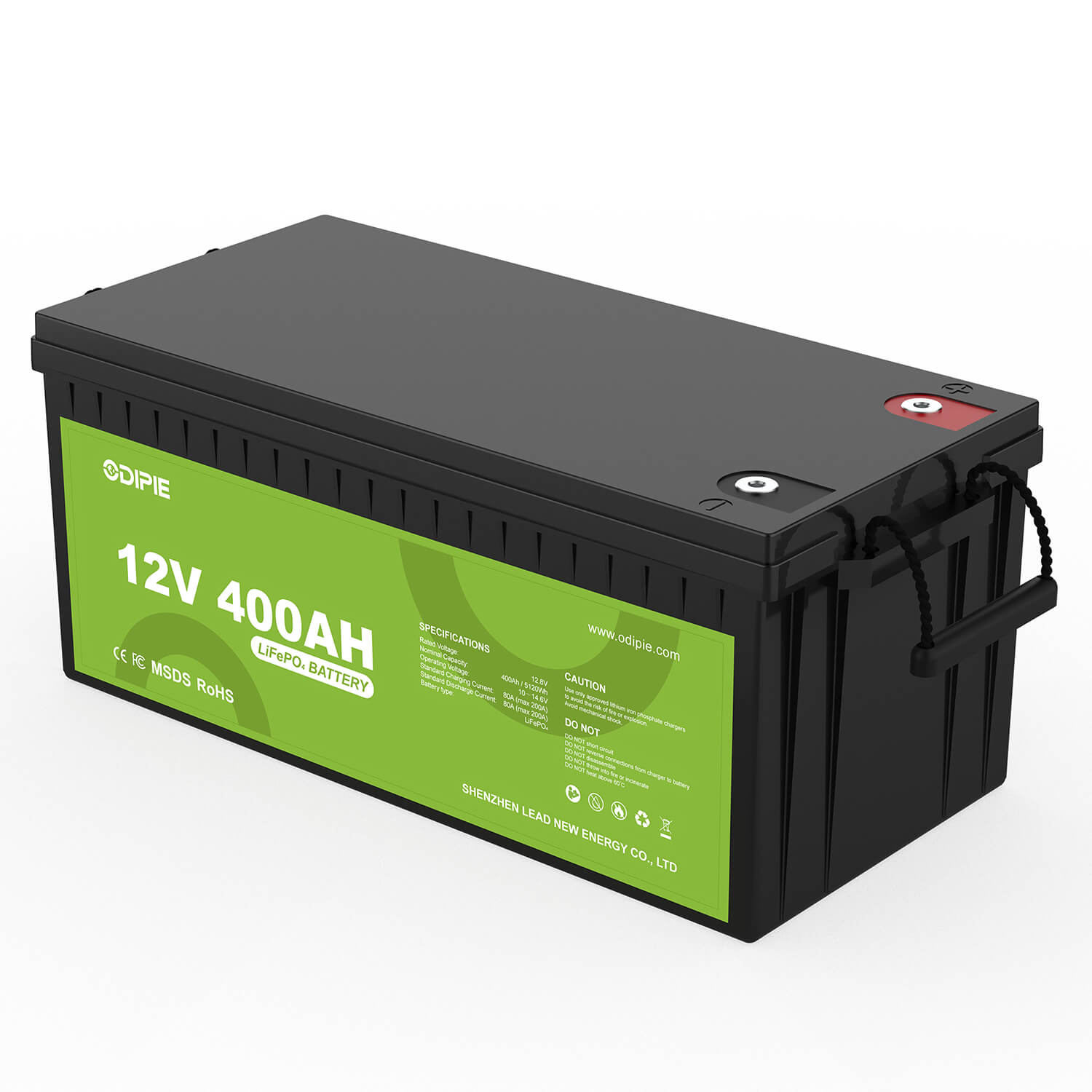 Premium-grade 12.8V 400Ah Smart Lithium Battery