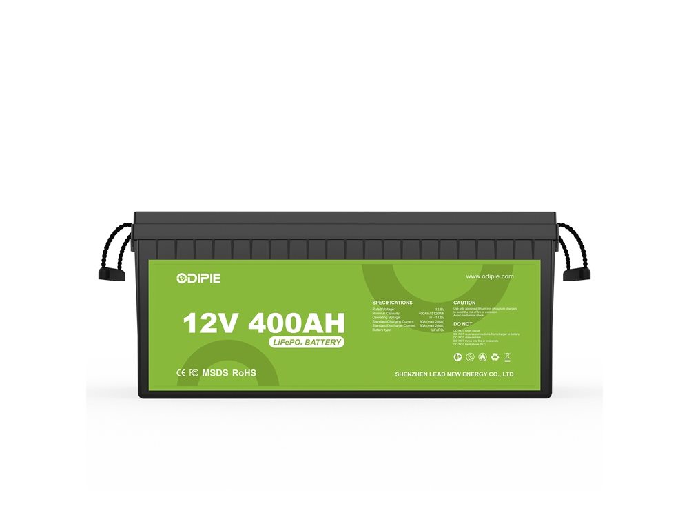 Premium-grade 12.8V 400Ah Smart Lithium Battery