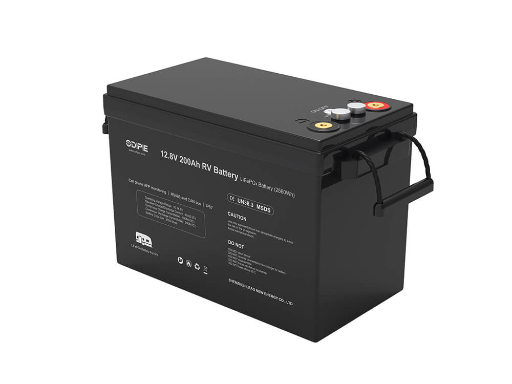 BMS Built-In 12V 200Ah Deep Cycle Lithium Ion Batteries