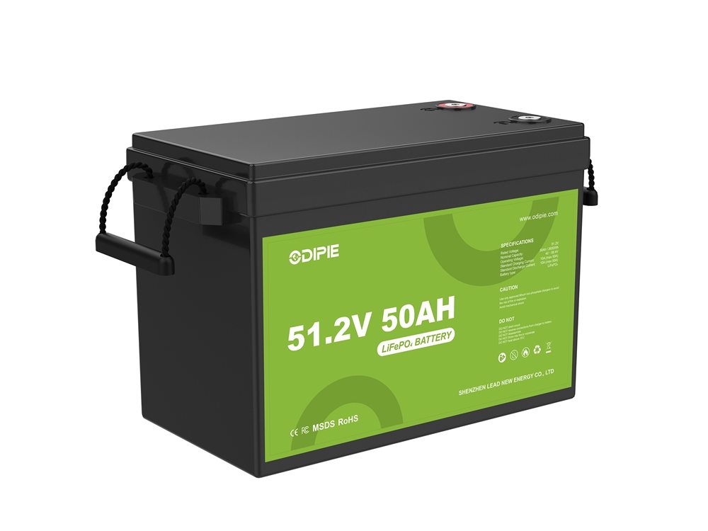 Lightweight Lithium LiFePO4 battery 51.2V 50Ah