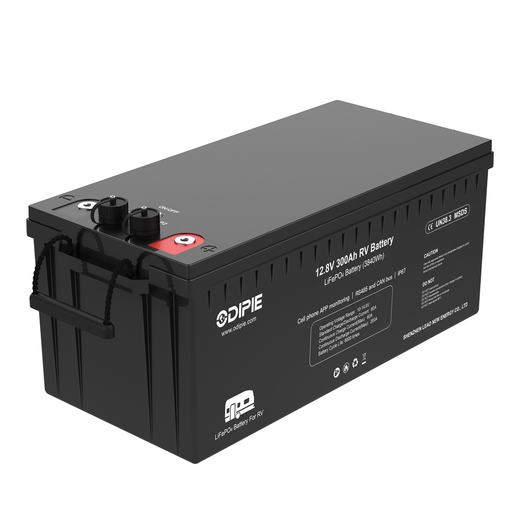 High-Efficiency 12.8V 300Ah LiFePO4 Battery for RV Air-Conditioning