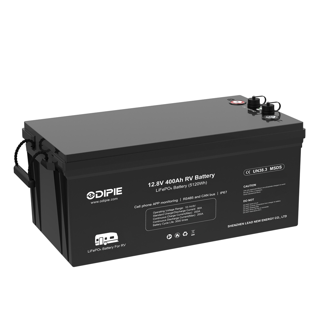 Safe and stable 12.8V 400Ah LiFePO₄ battery for RV