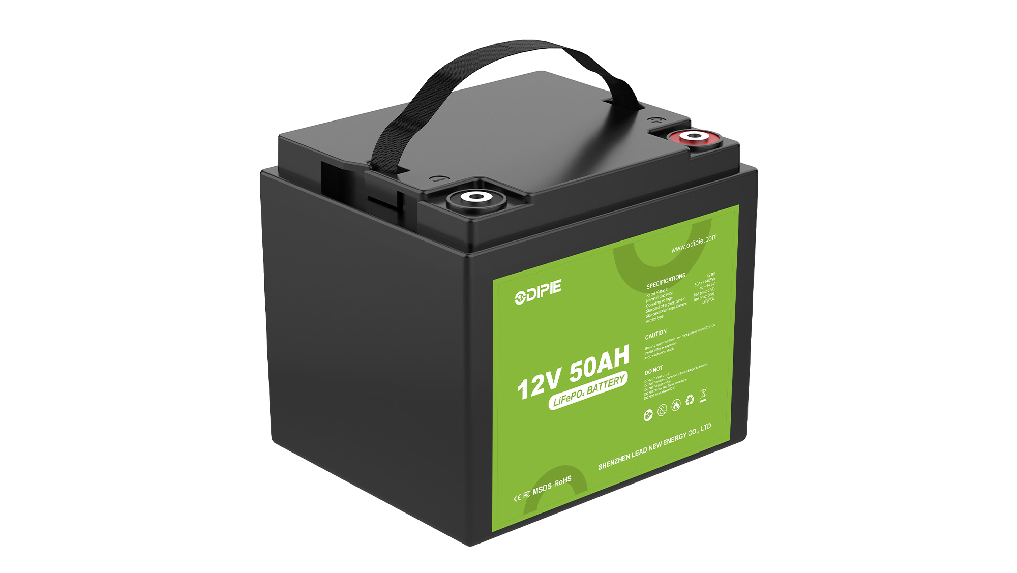 12.8Volt 50Ah Deep Cycle Lithium LiFePO4 Battery