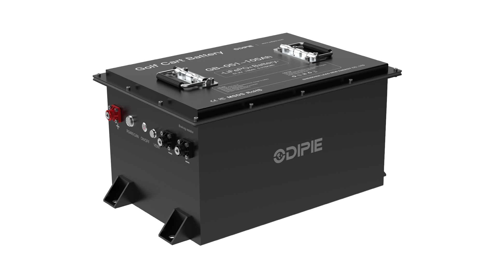 High-Performance 51.2V 105Ah LiFePO₄ Golf Cart Long-lasting Power Battery