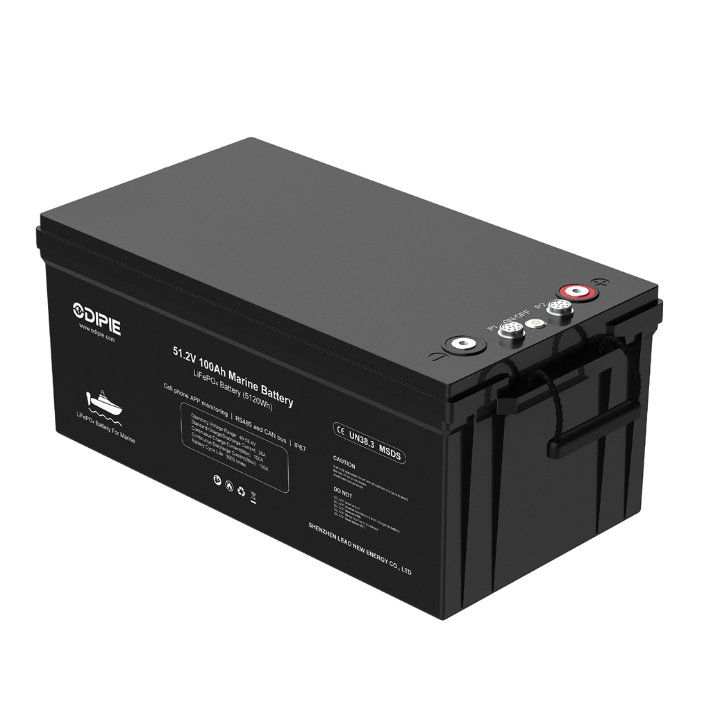 Marine LiFePO4 Battery 51.2V 100Ah for Boat Trolling Motor